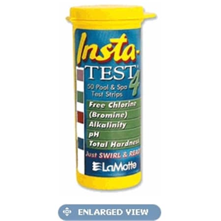 La Motte La Motte 3029-12 Insta-Test Test Strips with Chlorine; Bromine & PH & Alkaline & Hardness; 50 Count 3029-12